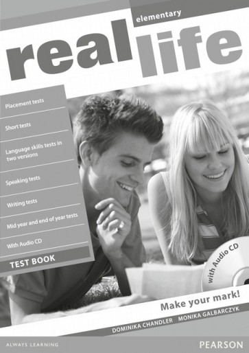 Real Life Elementary Test Bk + CD OOP