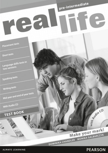Real Life Pre-Intermediate Test Bk + CD OOP