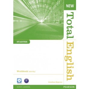 New Total English Starter WBk + Key + CD-ROM