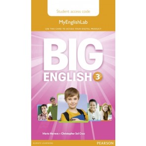 Big English 3 MyEnglishLab SACC (FW: 9781292371375 Price)