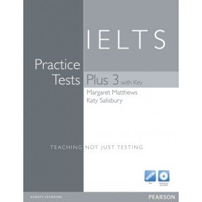 IELTS Practice Tests Plus 3 SBk + Multi-ROM + CD + Key B1-C2